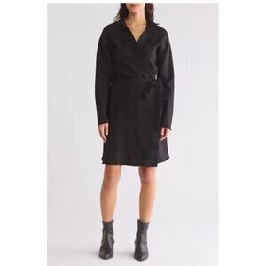 NWT $298 Frank & Eileen Willa Long Sleeve Wrap Dress, Sz S (LL-1126)